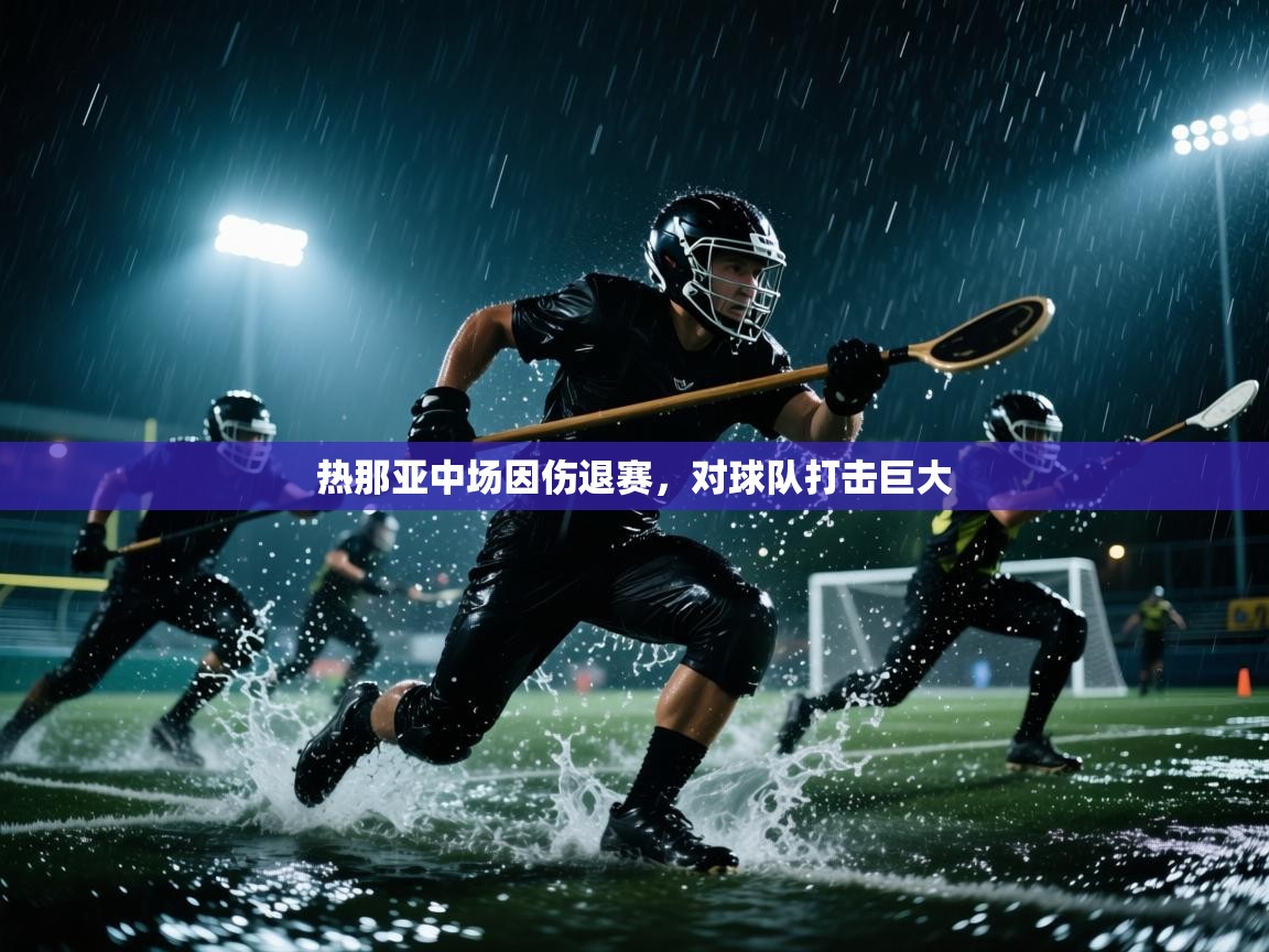 热那亚中场因伤退赛，对球队打击巨大