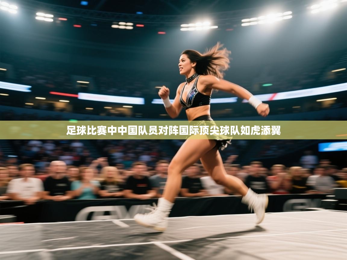 足球比赛中中国队员对阵国际顶尖球队如虎添翼